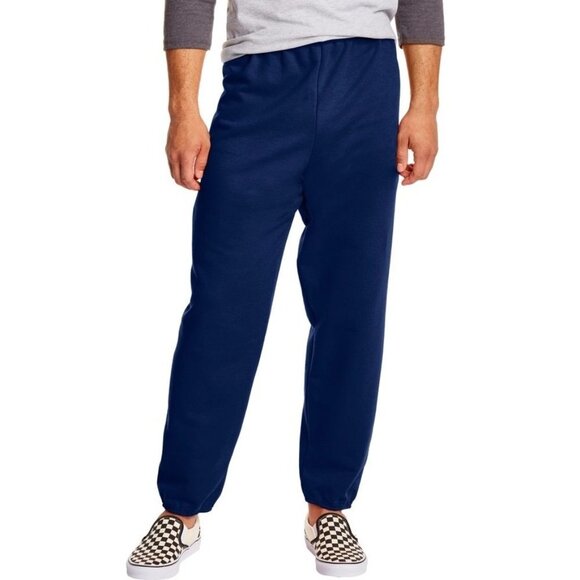 NEW‎ Hanes EcoSmart Men's Sweatpants Size 2XL Color Navy - Picture 1 of 8